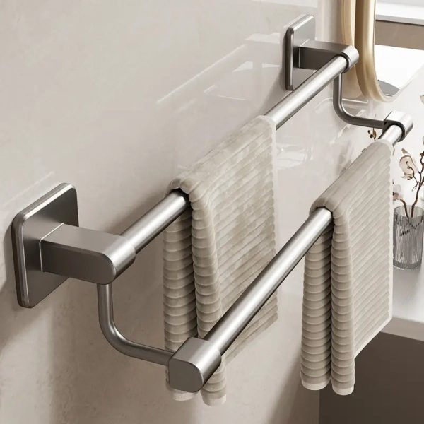 porte serviette inox moderne