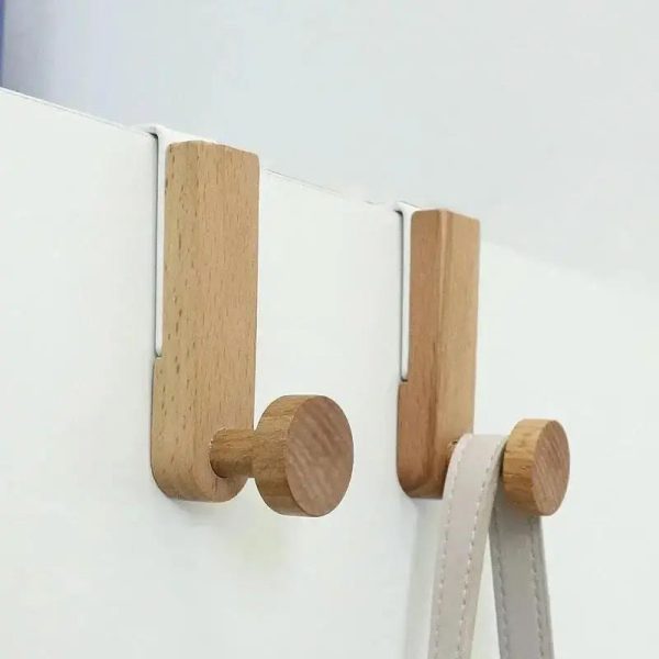 porte serviette inox bois