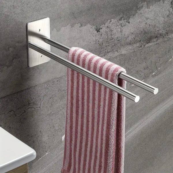 barre porte serviette inox
