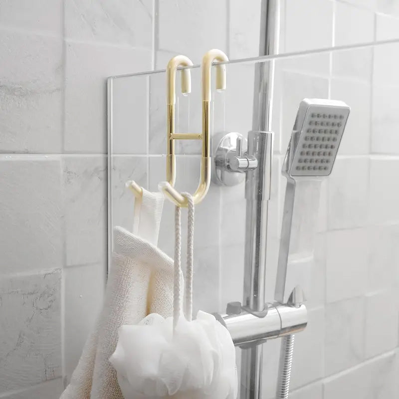 Minimalist towel hooks