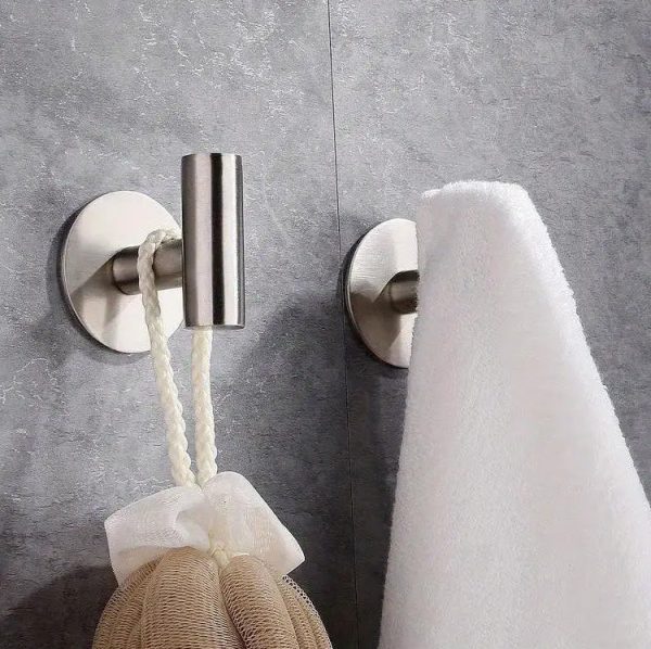 patère sèche serviette inox