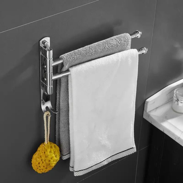 porte serviette mural en inox