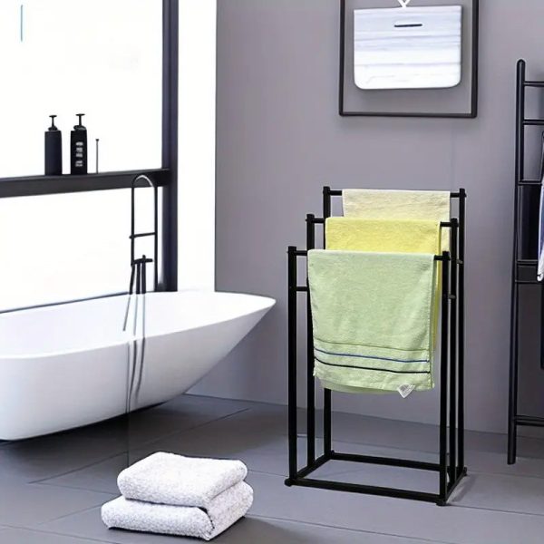 porte serviette inox