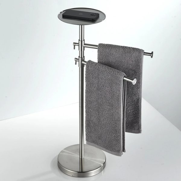 Porte Serviette sur Pied Inox