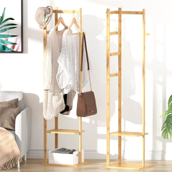 porte-manteau bambou salle de bain