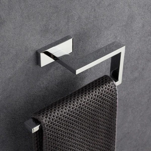 porte serviette chromé