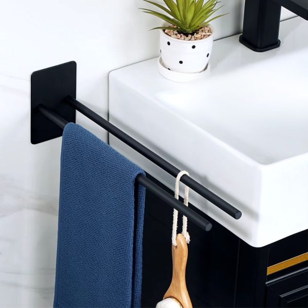 Porte-serviette double moderne
