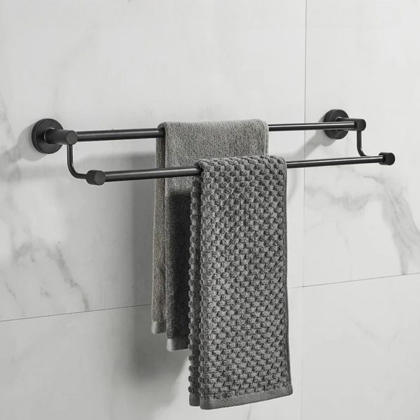 porte serviette double barre