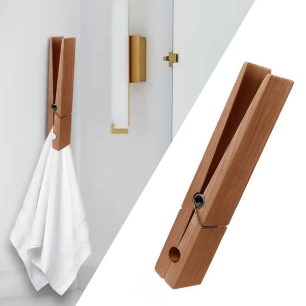porte serviette bois