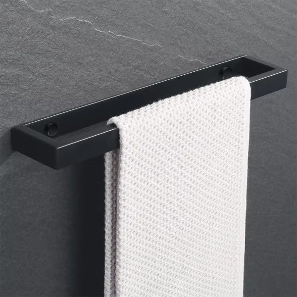 porte-serviette mural inox